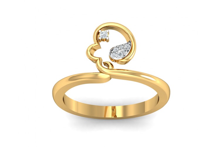 Reya Diamond Ring In gold